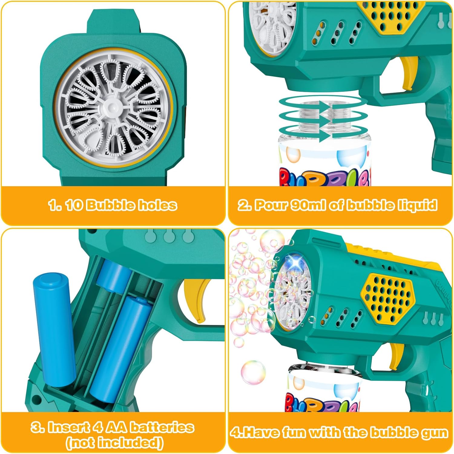 Automatic Bubble Maker Gun - Zambeel