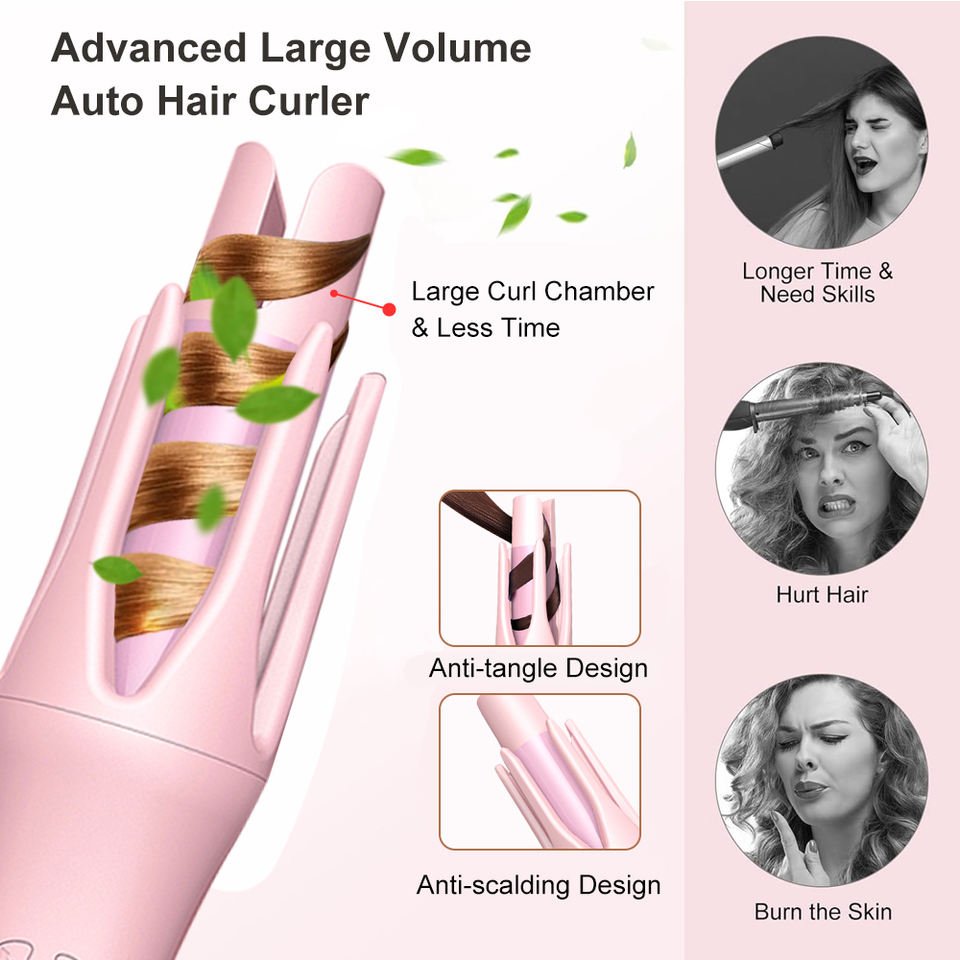 Automatic Hair Curler Stick - Zambeel