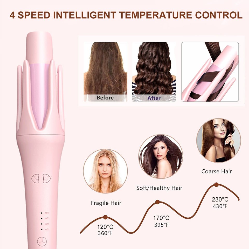 Automatic Hair Curler Stick - Zambeel